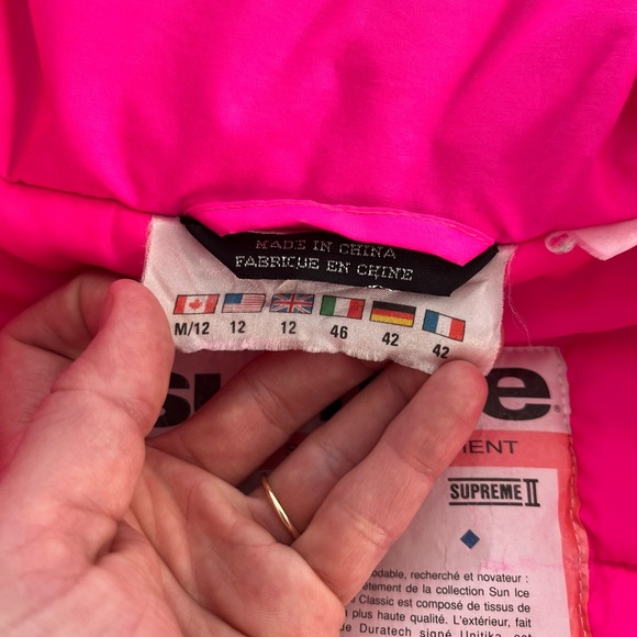 Retro 80’s Neon Sun Ice Ski Jacket (Warm!) - Picture 6 of 6